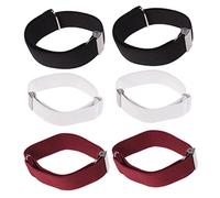 CALLARON 3 Pares de Ligas de Camisa Uso Diario para Antideslizantes Clips Fuertes de Nylon y en Varios Colores Unisex Ocasiones Formales