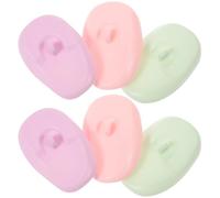 CALLARON 3 Pares de Orejeras Auditivos Reutilizables para Teñir el Cabello de Silicona para Lavado y Uso