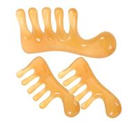 CALLARON 3 Peines Raspadores Peine De Masaje De Plancha Para El Cabello Desenredante Secador De Cabello Cepillo Champú Herramientas De Peinado Masajeador Soplador Cera