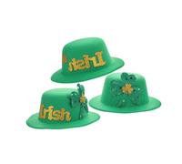 CALLARON 3 Piezas Accesorios de Fiesta Irlandesa de Diademas con Sombrero Leprechaun y para Celebraciones del Día de San Complementos Verdes para Eventos