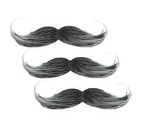 CALLARON 3 Piezas Bigote Realista para Fiesta de Halloween y Mascarada, Tejido Suave y Duradero Que No se Cae Fácilmente, Accesorio para Disfraz Divertido y Único