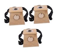 CALLARON 3 Piezas Caja De Moxibustión Portátil Calor Sostenedor Del Quemador De Moxa Herramienta De Moxibustión Cajas De Moxibustión Anti-escaldaduras Bambú