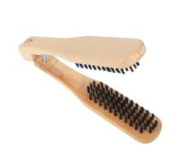 CALLARON 3 piezas Cepillo Alisador V de Madera Antiestático para Cabello Peine Plancha Suave para Peinar y Alisar Herramienta Profesional para Salón y Doméstico