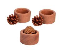 CALLARON 3 Piezas Difusores de Aceites Esenciales de Madera Natural Aromaterapia Portátil Difusor Orgánico para Casa Oficina Coche Baño y Yoga Diseño Rústico Reutilizable