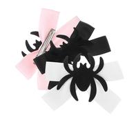 CALLARON 3 Piezas Halloween Spider Hair Bow Clips para Mujeres Ligeros y Duraderos Pinzas para Pelo con Diseño de Araña para Fiestas de Disfraces y Cosplay Accesorios Festivos para Peinados