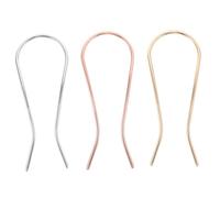 CALLARON 3 Piezas Horquillas Geometría Aleación de Zinc de Dorado Plateado Rosa Accesorios de para Mujeres Sujetadores para Cabello Grueso Diseño Chic y