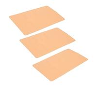 CALLARON 3 Piezas Lápiz de Ojos Piel Sintética de Silicona Piel de Práctica para Microblading para Tatuaje de Línea de Ojo Accesorios de Práctica