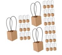 CALLARON 3 Series Bolsa Impermeable Bolsas Plano De Papel Para Envolver Ramo De Ramo Con Asa De Envoltura De Para Flores Papel Kraft 10 Piezas*3