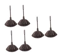 CALLARON 3 Series Clean De Teclado Duster Cepillo De Limpieza del Teclado Aire Cepillo De Barrido Interior Agente De Mudanzas Limpiador Plumero Extensible Pequeño Café 2 Piezas X 3