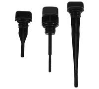 CALLARON 3 Tapones de Plástico Negro Instalación Simple y Optimización del Rendimiento del Motor para Llenado de Aceite de Motocicleta