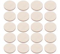 CALLARON 300 Piezas de Discos Redondos de Madera sin Terminar para Manualidades Superficie Lisa y Diseño Rústico Adecuado para Decoración del Hogar y Clases de Arte Infantil