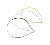 CALLARON 30piezas Diadema Metálica Lisa Para Mujer y Niña Accesorios Diy Para Peinados Colores Negro y Dorado Cómoda y Elegante Para Uso Diario y Fiestas