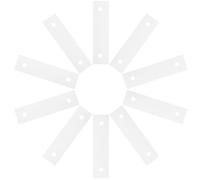 CALLARON 320 piezas Unidades Papel Desechable para Reposabarbillas Accesorios Ópticos Sanitarios para Examen Visual Compatible con Equipos de Optometría Fácil Manejo Diseño Ligero y Seguro