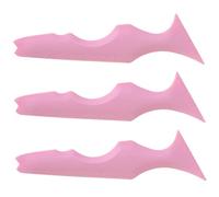 CALLARON 3piezas Ayudas De Belleza Para Delineador De Ojos y Cejas Plantillas De Silicona Para Principiantes Herramienta De Maquillaje Para Sombras De Ojos y Guía De Maquillaje