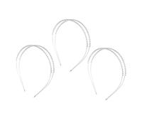 CALLARON 3piezas Diadema Gemas De Imitación Para Novias De Moda Para Mujer Brillante Para Bodas Fiestas y Ocasiones Especiales Accesorios De Cabello De Boda Vintage