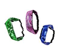 CALLARON 3piezas Diademas De Lentejuelas Accesorios Elegantes Cabello Tocados De Moda Para Mujeres y Niñas Decoración De Fiesta