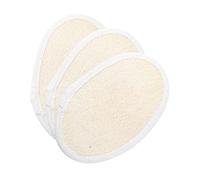 CALLARON 3Piezas Esponjas para Ducha de Toallas Exfoliantes con Cuerda Almohadillas de Esponja de Naturales para Limpieza Suave y Profunda