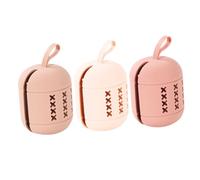 CALLARON 3piezas Estuche Portátil Para Esponjas De Maquillaje Unidades Soporte De Silicona Para Viaje y Almacenamiento