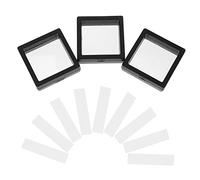 CALLARON 3piezas Organizador De Uñas Postizas Caja Transparente Tiras Acrílicas Herramienta De Manicura Almacenamiento Ordenado