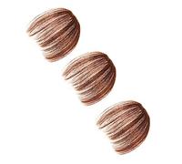 CALLARON 3piezas Peluca Flequillo Aire Falso Flequillo Postizo Realista Para Mujer Falso Para Disfrazarse Para Mujer