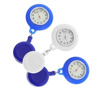 CALLARON 3piezas Reloj De Enfermera De Bolsillo De Silicona Reloj Portátil Extensible para Enfermera para Uso Hospitales y Clínicas