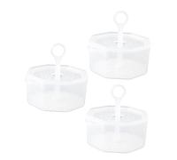 CALLARON 3piezas Taza de Burbujas Mini Transparente para Hacer Burbujas Facial Burbujeador de Leche Burbujeador Encantador