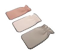 CALLARON 3piezas Toalla De Baño Guantes Exfoliantes De Doble Cara Para Limpieza Corporal Herramientas De Baño Hogar Colores Surtidos