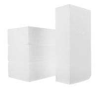 CALLARON 4 Bloques de Espuma Rectangular 20x10x5 Cm para Manualidades, Espuma para Modelado en Color Claro para Esculpir y Proyectos de Bricolaje en Arte y Decoración