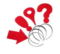 CALLARON 4 Diademas Con Flechas De Ubicación, Signos De Exclamación E Interrogación, Símbolo Creativo, Para Halloween, Carnaval, Fiesta, Disfraz.