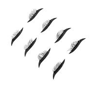 CALLARON 4 Pares Pegatinas Delineador Ojos Autoadhesivas con Pestañas Negras de Eyeliner y Pestañas para Maquillaje Fáciles de Aplicar y Reutilizables para Fiestas