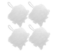 CALLARON 4 Piezas De Esponjas De Baño Tipo Ramo De Baño Esponjas De Baño Tipo De Malla Esponja De Ducha Bola De Ducha Coleteros De Ducha Bola De Flores De Baño Esponja De