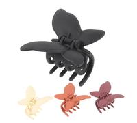 CALLARON 4 Piezas Horquilla Esmerilada Pinzas De Garra Para Pelo Corto Clips De Mandíbula De Garra De Pelo De Accesorios Para El Cabello Para Mujeres Pd