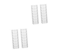 CALLARON 4 Piezas Organizador Semanal de Pastillas Grande Caja Dispensadora con Compartimentos Plástico Higiénico Seguro para Viaje y Uso Diario Color