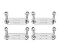CALLARON 4 Piezas Placas Soporte para Patines de Cuatro Ruedas Hierro Inoxidable Resistente con Sistema de Absorción de Impactos para Mayor Estabilidad y Durabilidad Accesorios de Skate