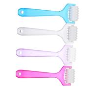 CALLARON 4 Piezas Rodillo Facial para Masaje Manual Herramienta de Cuidado de Relajación Muscular y Eliminación de Arrugas para Revitalizar el Cutis Color Aleatorio