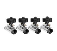 CALLARON 4 Piezas Soporte Para Bandeja De Comedor Para Silla De Ruedas Fijación De Bandeja Para Mesa De Comedor Soporte Metálico Abrazadera De Fijación Segura Para Comer Leer y Descansar