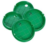 CALLARON 4 Piezas Tapa Caja de Válvulas de Riego para Arqueta Riego, Cubierta de Plástico Ligera y Duradera para Protección de Aspersores en Jardín Varios estilos
