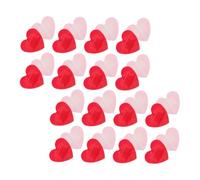 CALLARON 40 Piezas Tirita En Forma De Corazón Vendaje Pegatinas De Dedos Para Heridas Parche Vendas Pequeño Parche De Corazón Vendas De Cinta Rojo Impermeable