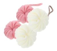 CALLARON 4piezas Bola De Flores De Baño Exfoliante Corporal Esponja De Lufa Espumosa Para Ducha Accesorios De Baño Hogar Bolas De De Exfoliante
