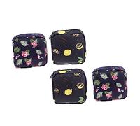 CALLARON 4piezas Bolsas Para Compresas y Lactancia Minibolsas Organizadoras Neceser Portátil De Resistente Marino