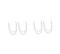 CALLARON 4piezas Cadenas De Cintura De Metal Para Pantalones De Punk Decoración De Moda Para Jeans y