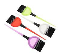 CALLARON 4piezas Cepillos Para Tinte De Pelo Aplicadores De Tinte Herramientas De Barbería Duraderos Fácil De Usar