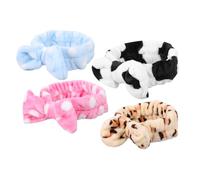 CALLARON 4piezas Diadema De Maquillaje Bandas Elásticas Diadema Cosmética Para Mujer Para Lavarse La Cara