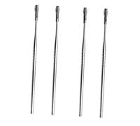 CALLARON 4piezas Herramientas De Limpieza Para Cerumen Palillos Inoxidable Cucharas De Herramientas De Limpieza Palillos De Oídos Hogar