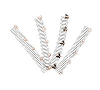 CALLARON 4piezas Porta Peines Cabello Forma Peines Invisibles Para Mujer Accesorios Para Cabello Grueso Sujetadores Elásticos Para Ondulados Herramientas Para Peinar El