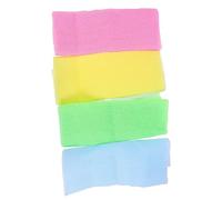 CALLARON 4piezas Toalla De Baño Exfoliante De Nailon Para Ducha y Espalda Cinturón De Toalla De Baño Cepillo De Espalda Limpieza Profunda