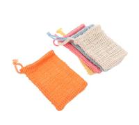 CALLARON 5 Piezas Bolsa De Burbujas Bolsillo De Jabón Bolsa De Barra De Champú Bolsas De Jabón Para Pastillas De Jabón Bolsa De Jabón Bolsa De Lavado De Jabón En Barra Sabana De Algodon