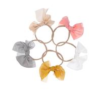 CALLARON 5 Piezas Diademas Elásticas Lazo Pelo Accesorios Pelo Para Banda Cabello De Niña Hecha De Nylon Araña Diadema Para Tocado Cabello De Niña