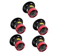 CALLARON 5 Piezas Mira de Ocular de reparación Banda Lupa de joyería portátil aumentador Trabajar Reparar Magnificador de Lupa de inspección de relojería Mira la Diadema de Loupe Vidrio