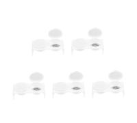 CALLARON 5 Piezas Plato Monómero Con Tapa Limpiador Condujo Clavos Lavar Herramienta Debe Plato Dappen Para Monómero Plato De Dappen Titular De Monómero Acrílico